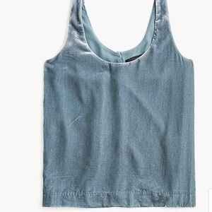 JCrew: Velvet Midi Crop Tank